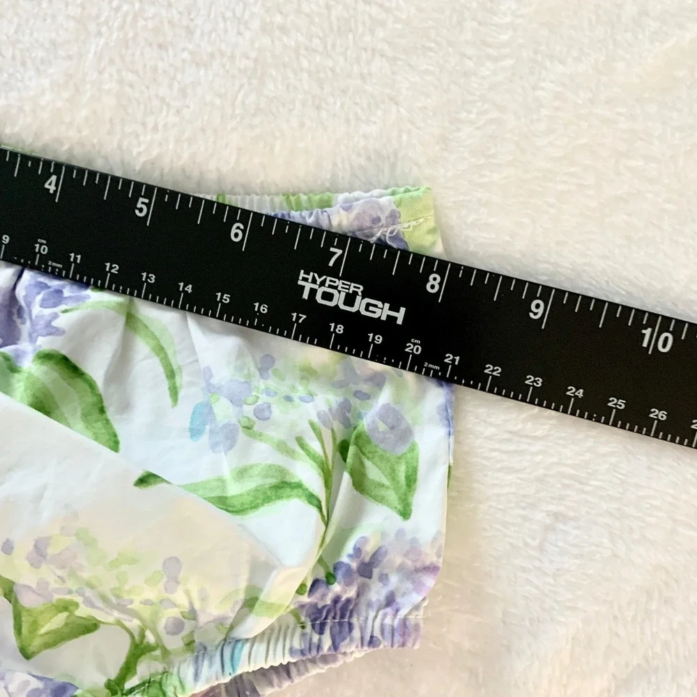 Hill House Lilac Floral Diaper Cover Bloomers‎ Womens Size 18-24M White Cotton
